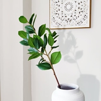 Plantes artificielles Real Touch Greenery, feuilles de Ruscus italien et de Camélia, pour arrangements de mariage et décoration intérieure