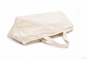 Sacs de shopping de haute qualité avec poignée à épaule goussetée, 100% coton, logo personnalisé imprimé en couleur, utilisation en extérieur - Product Image 2