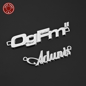 Bag <b>Gold</b> Emetal logo plate Hijab Abaya Scarf Shoes Custom Brand logo Metal Label Personalised metal tag for <b>Clothes</b> Clothing - Product Image 6