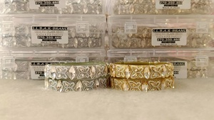 Hermosos brazaletes Rajwadi para mujer, Metal de aleación de zinc elaborado con perla de moda, perfecto para fiestas de boda y celebraciones - Product Image 6