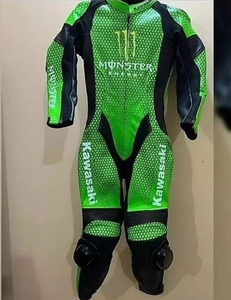 Combinaison de course en cuir pour moto, combinaison de moto en cuir épais, fabriquée au Pakistan, vêtements de moto, combinaison de course, qualité supérieure Kangaroo - Product Image 1