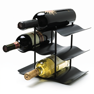 Stemware Capacity Antique Display Stand Home Furniture Wine Rack Holder <b>Freestanding</b> Geometric Wine Bottle Holder - Product Image 4