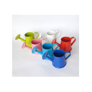 Mini arrosoir de plantes de bidon d'eau en métal enduit de poudre de couleur avec poignées pour une utilisation dans le jardin - Product Image 3