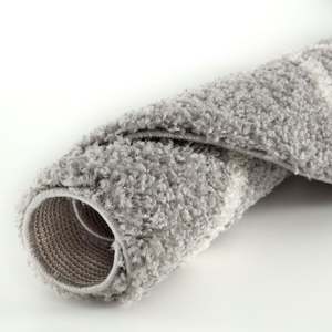 Alfombra Peluda Gris Marroquí 510, Duradera y Elegante - Product Image 1