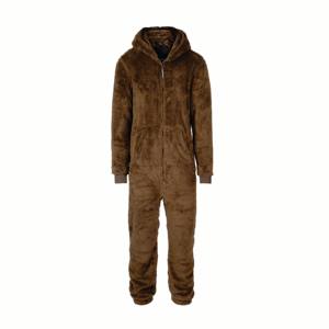 Men's Natural Men's Stand-Up Collar Business Casual Fur One-Piece Men's Super Soft SE Plush Liner Wa Tracksuit - Product Image 4