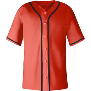 เสื้อเบสบอลแห้งเร็วแบบปรับแต่งได้ชุดออกกำลังกายระบายอากาศใส่สบายมีตัวเลขส่วนตัวโลโก้ตามสั่ง - Product Image 2