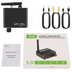 3 en 1 Récepteur <span class=keywords><strong>Bluetooth</strong></span> 5.0 192kHz Conversion numérique <span class=keywords><strong>vers</strong></span> <span class=keywords><strong>analogique</strong></span> avec U Disk Playback Coaxial Toslink Amp DAC <span class=keywords><strong>Audio</strong></span> Converter - Product Image 6