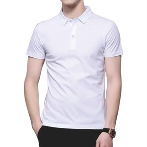 Verano Color sólido al aire libre Casual solapa manga corta diario negocios manga corta Tops 2024 nuevos polos Unisex - Product Image 4