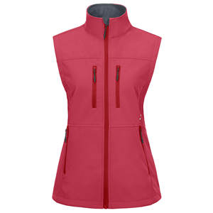 Gilet softshell pour femme, haute qualité, nouvelle arrivée 2025, épais, grande taille, respirant, couleur unie, vêtement d'hiver, coupe-vent, gilet softshell - Product Image 1