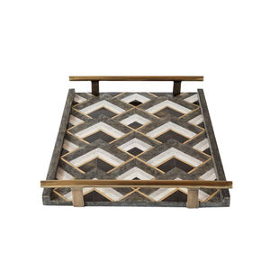 Top Trending Home Vajilla Decoración de mesa Bandeja de servicio Cocina Catering Bandejas de servidor de comida de desayuno usadas - Product Image 2