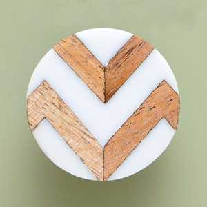 Perilla de Cajón Artesanal Rústica Impermeable con Incrustaciones de Hueso para Renovaciones de Muebles Elegantes y Mejoras de Cómodas - Product Image 4