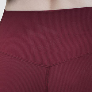 Leggings de yoga pour femmes sur mesure en gros, spandex/polyester, séchage rapide, respirant, léger, taille haute, sans couture - Product Image 6