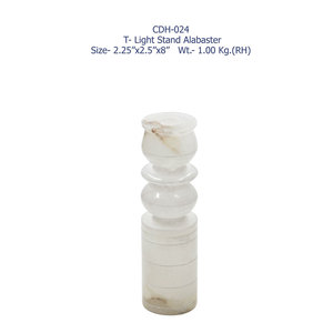 Proveedor al por Mayor de Portavelas de Alabastro Italiano para Decoración del Hogar Disponible al Mejor Precio al por Mayor de Fábrica India - Product Image 2