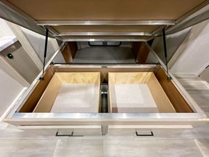 Modern design mini lite Aluminum teardrop caravan 4 to 6 person travel trailer Slide out <b>kitchen</b> option - Product Image 6