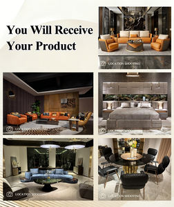 מיטת עור איטלקית יוקרתית בעבודת יד בהתאמה אישית בגודל קינג סייז, יוקרתית לחדר שינה ראשי, עיצוב וילה מודרני - Product Image 4