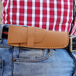 Cuchillo de afeitar plegable de acero Damasco hecho a mano de alta calidad, maquinilla de afeitar recta con mango de madera hecha en Pakistán - Product Image 2