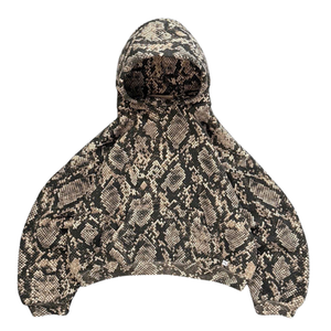 Hunting Camo All Over Digital Real Tree Impreso Camuflaje Sudadera con capucha Terry Heavyweight Oversized Boxy Cropped Hoodie - Product Image 2