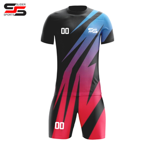 Maillot de football d'été entièrement sublimé de haute qualité, séchage rapide, design personnalisé, uniforme de football imperméable et respirant pour l'entraînement d'équipe - Product Image 4