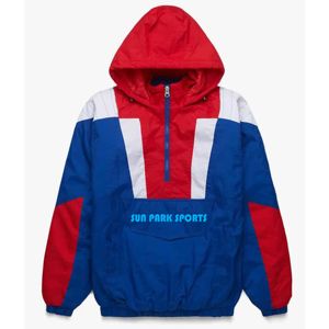 ชุดวอร์ม2ชิ้นสำหรับผู้ชายชุดเสื้อแจ็คเก็ตกันลมและกางเกงขาสั้น - Product Image 3