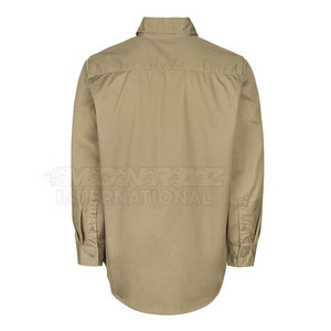 Solid Color Long Sleeves Men <b>Welding</b> <b>Shirts</b> Customized Logo New Style Turn Down Collar Men <b>Welding</b> <b>Shirts</b> - Product Image 4