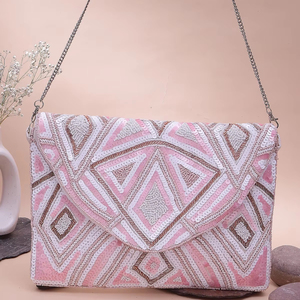 Bolso Tote Bohemio Hecho a Mano para Mujer, con Plumas y Diseño de Caramelos, Ligero, Duradero, Portátil, con Bordado Étnico, Venta al Por Mayor para Exportación - Product Image 1