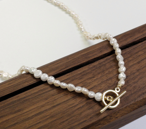 Collier en perles véritables fait à la main avec fermoir en argent sterling Bijoux fins de haute qualité - Product Image 5