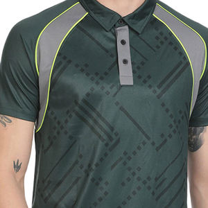 Respirant séchage rapide 100% polyester fabriqué en usine décontracté Sublimation tricoté tissu polos de mode à vendre - Product Image 6