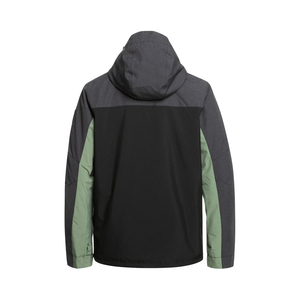 Nueva llegada chaqueta de esquí al aire libre a prueba de viento forrada con cremallera impermeable abrigo de lluvia hombres de talla grande logotipo personalizado trabajo al aire libre - Product Image 2
