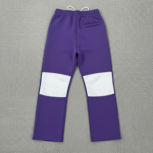 Pantalon large mi-long pour homme en toile décontractée 100% coton de haute qualité, respirant, écologique, avec logo brodé personnalisé - Product Image 6