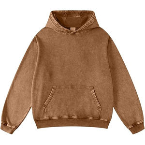 Sudadera con capucha de lavado ácido personalizada a granel para hombres, ropa de calle de gran tamaño, sudaderas con capucha Vintage, fabricante de ropa al por mayor de fábrica - Product Image 1