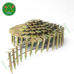 1-1/4 pouces 7200 pièces clous de toiture en bobine pour projets de toiture revêtement jaune avec tige en anneau à prix compétitif usine du Vietnam - Product Image 3