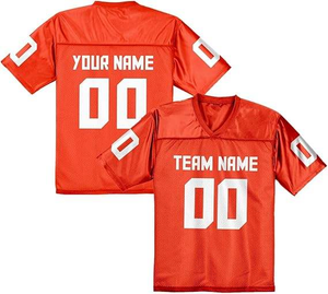 Camiseta de poliéster transpirable de manga corta personalizable, camiseta de fútbol americano para hombres y mujeres, versión de jugador de talla grande de verano - Product Image 3