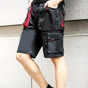 กางเกงขาสั้นผู้ชายกางเกงขาสั้นคาร์โก้หลายกระเป๋าสำหรับใส่ทำงานกลางแจ้งทนทานและสะดวกสบาย - Product Image 3
