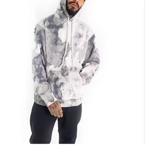 Sudadera con capucha para hombre de calidad superior al por mayor 100% algodón lavado ácido ropa de calle transpirable diseño personalizado para invierno patrón sólido - Product Image 5