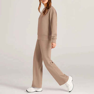 Conjunto Deportivo de Moda para Mujer al por Mayor, Chándal de Algodón Liso, Nuevo Diseño con Envío para Mujer - Product Image 2