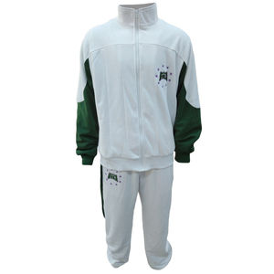 Conjunto Deportivo Personalizado con Forro de Malla Transpirable, Sudadera con Cremallera y Diseño de Parches a Juego, Chándal Urbano Unisex para Hombre - Product Image 1