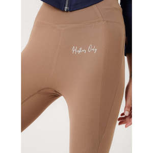 Leggings de yoga évasés Empower V2 - Marron café, tricot extensible sans couture, taille mi-haute avec poches pour femme, tenue décontractée de sport toutes saisons - Product Image 4