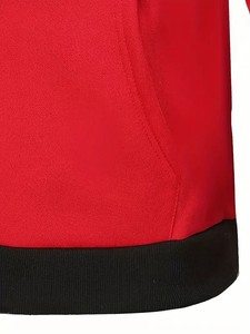 เสื้อสเวตเตอร์มีฮู้ดพิมพ์ลายสำหรับผู้ชายเสื้อสเวตเตอร์ผ้าคอตตอนผ้าฟลีซสองสีสำหรับทั้งชายและหญิง - Product Image 6