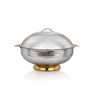 Pot chaud de service de conception fantastique en pot chaud de couleur d'argent et d'or d'acier inoxydable pour l'usage de restaurant d'hôtel - Product Image 6