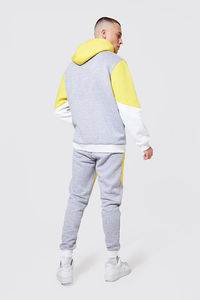 Logo personnalisé grande taille hommes survêtement couleur unie 100% coton respirant hommes survêtement à vendre à vendre - Product Image 2