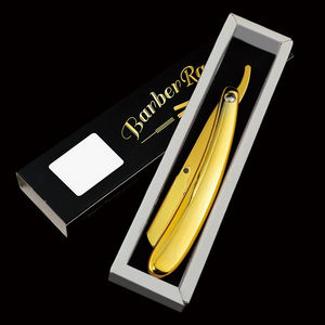 Maquinilla de afeitar plegable profesional de acero inoxidable de alta calidad, Manual, cuerpo de peluquero, Bikini, corte de pelo, cuchillos de afeitar de garganta de corte recto - Product Image 5