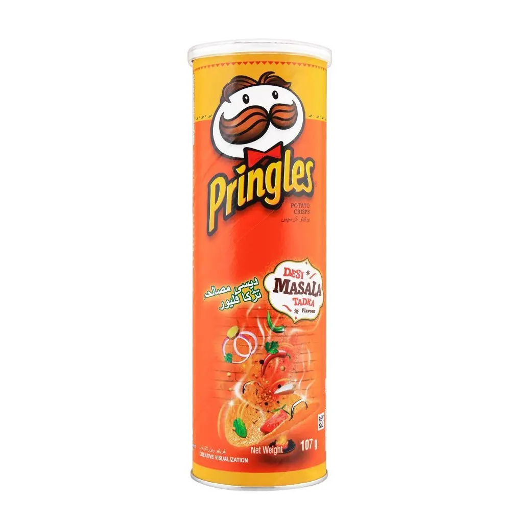 Pringles 110g Aliments soufflés en conserve Snack chips de pommes de terre Exotic Snack chips de pommes de terre