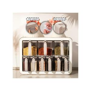 Kosova 439-C Nirvana Set di spezie 9 pezzi con Cappuccino bianco