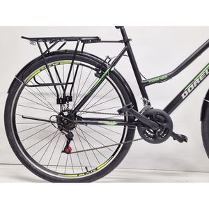 Dorello 2850 Bicicleta de ciudad con doble llanta 28 \ "Rueda de bicicleta negra - Product Image 3