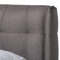 Lit Moderne CPOTOY en Bois de Teck Massif avec Revêtement en Mousse, Extensible et Écologique, pour Chambre à Coucher (Tailles King & Queen)