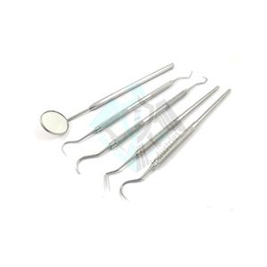 Pissco ชุดเครื่องมือทันตแพทย์เครื่องมือทันตกรรม8ชิ้นเครื่องมือทันตกรรมจากญี่ปุ่นวัสดุสเตนเลสสตีล - Product Image 2