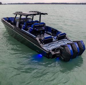 Welded Aluminum 7.5m Fishing Speed Boat Sport Yacht Cruiser for Recreation. - Product Image 2