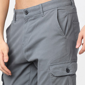 กางเกงคาร์โก้แนวยุทธวิธีของผู้ชายกางเกงทำงานกลางแจ้งแบบหลายกระเป๋าสำหรับงานหนักกางเกงกีฬาทรงพอดีตัวปกติโลโก้ตามสั่ง - Product Image 5