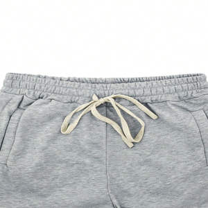 Pantalons de survêtement en velours de toile pour hommes en gros, taille haute élastique, poids lourd, anti-froissement, teinture unie, 100% coton - Product Image 6