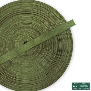 Cordón de corcho plano verde real superior - Product Image 6